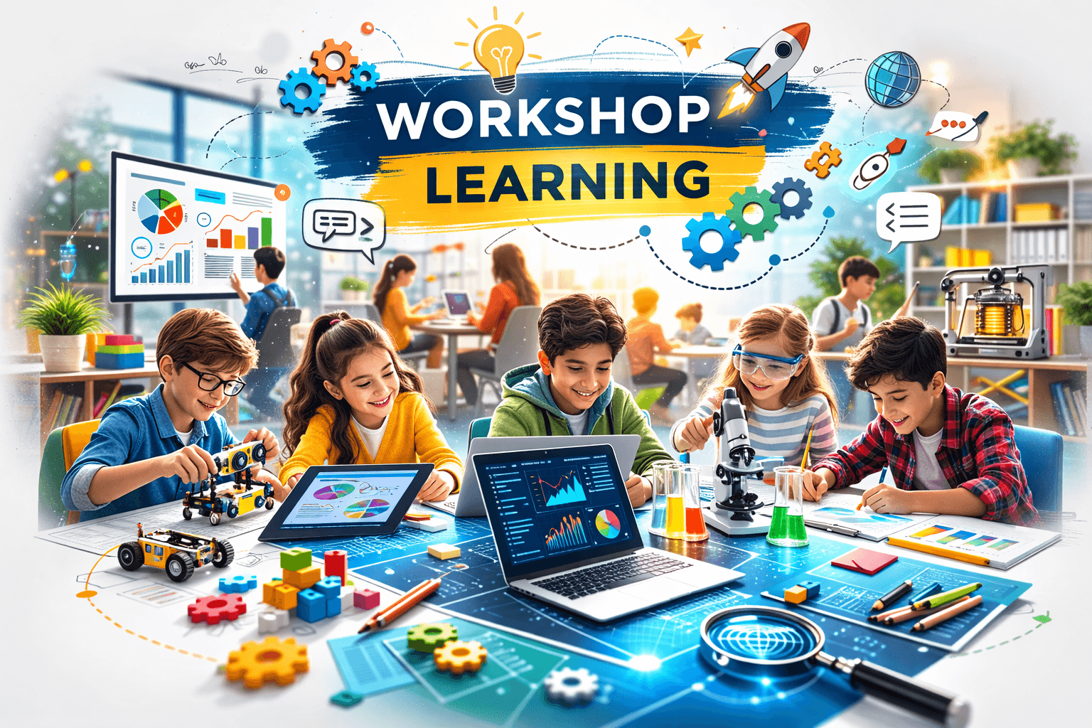 One-hour STEM workshops for middle and high school students